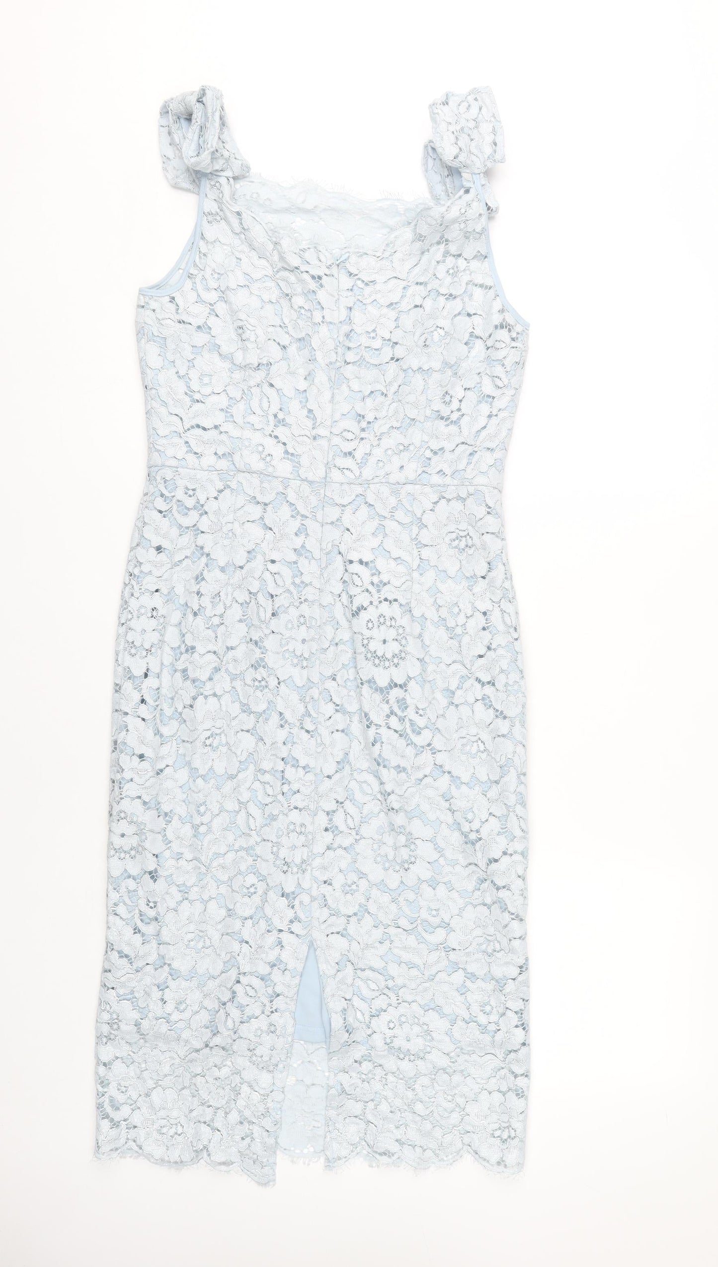 Gina Bacconi Women's Blue Sheath Dress, Size 12