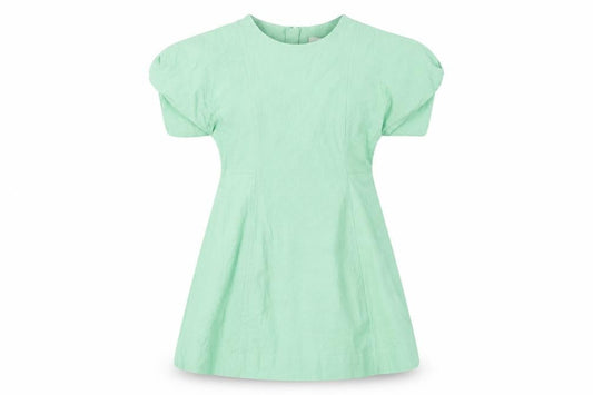 COS Girls Green Dress, Size 18-24 Months, Short Sleeve, Cotton