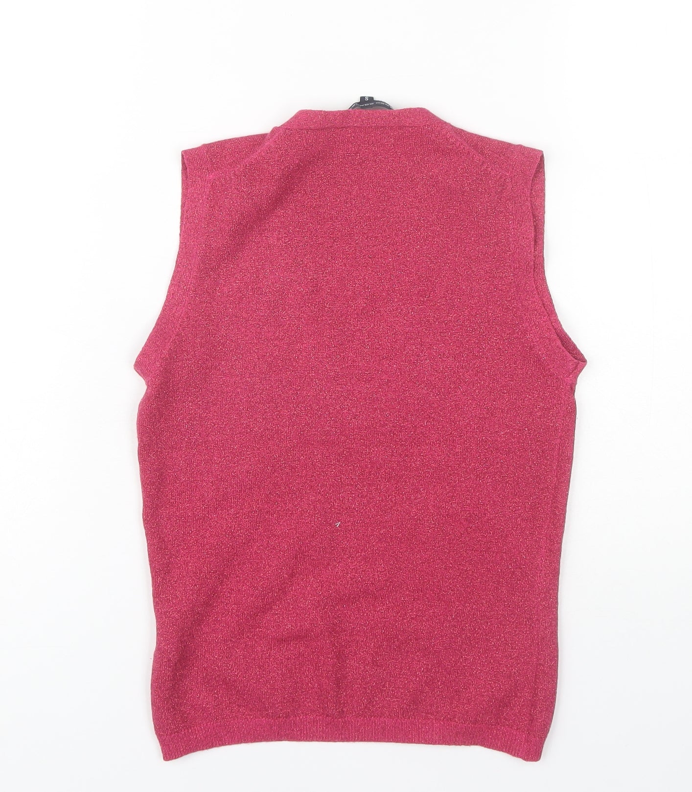 Womens UK Size S French Connection Pink Vest Jumper