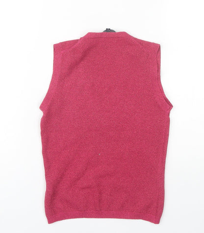Womens UK Size S French Connection Pink Vest Jumper