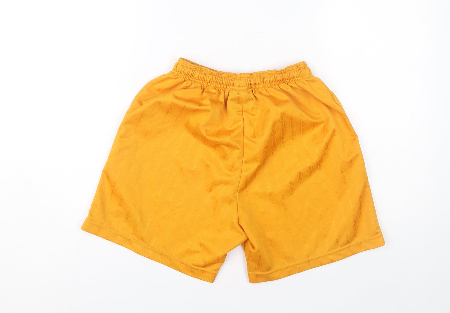 Umbro Boys Yellow Athletic Shorts, Size 164