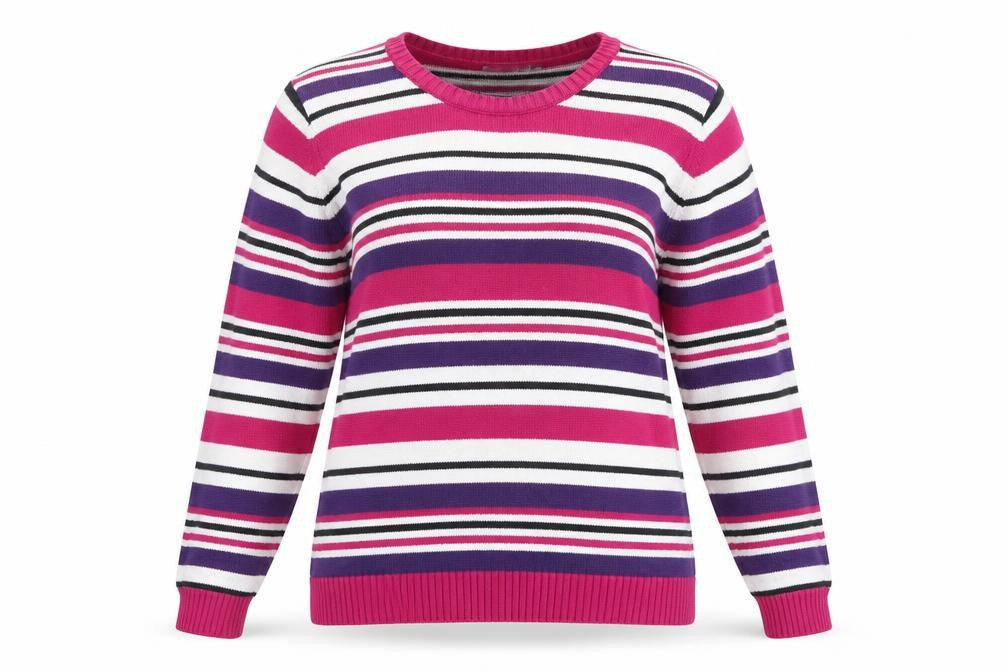 Womens UK Size L EWM Multicoloured Pullover Jumper