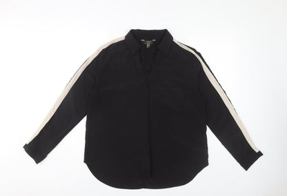 Womens UK Size 14 Lipsy Black  Button-Up