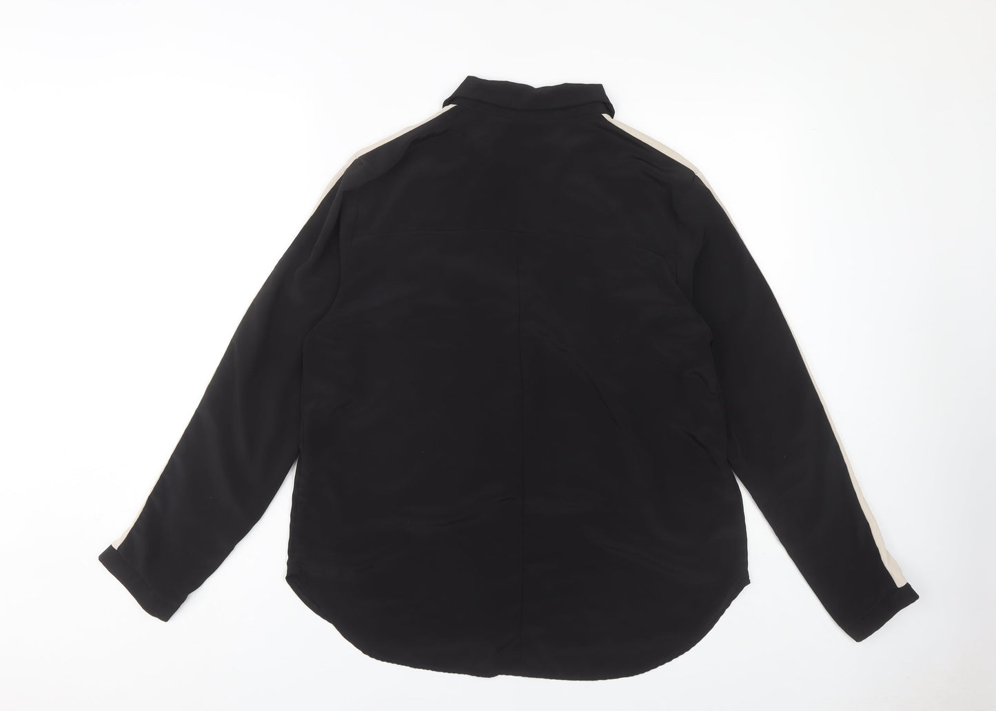 Womens UK Size 14 Lipsy Black  Button-Up