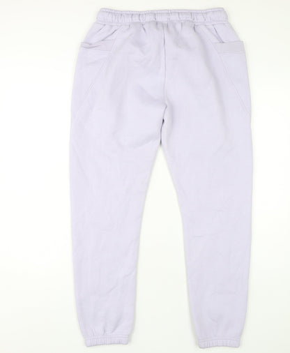 Bench Women's Purple Cotton Drawstring Joggers Size 10