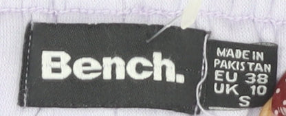 Bench Women's Purple Cotton Drawstring Joggers Size 10