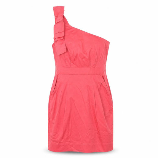 Front view of French Connection Red Sheath Dress, Women, size 10