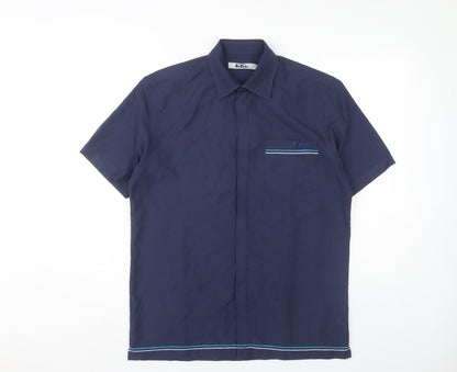 Lee Cooper Men's Blue Casual Shirt - Size S