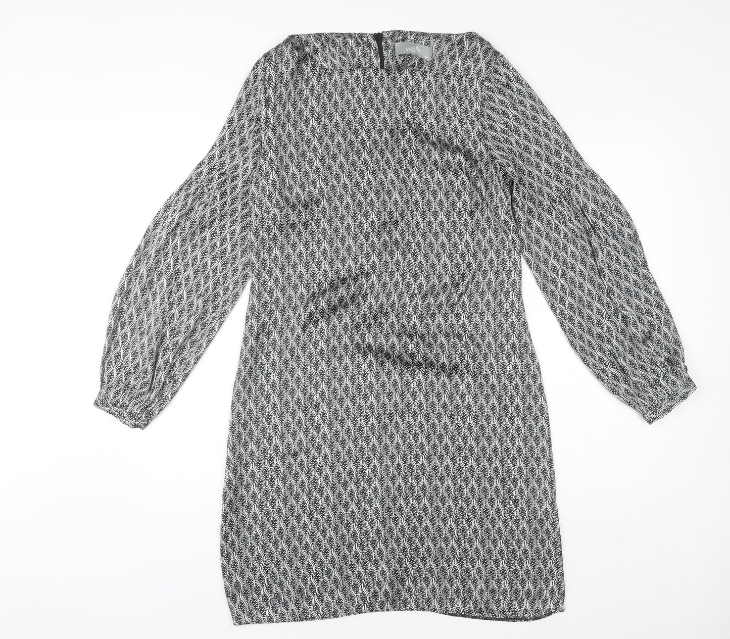 Wallis Women's Black Shift Dress Size 10