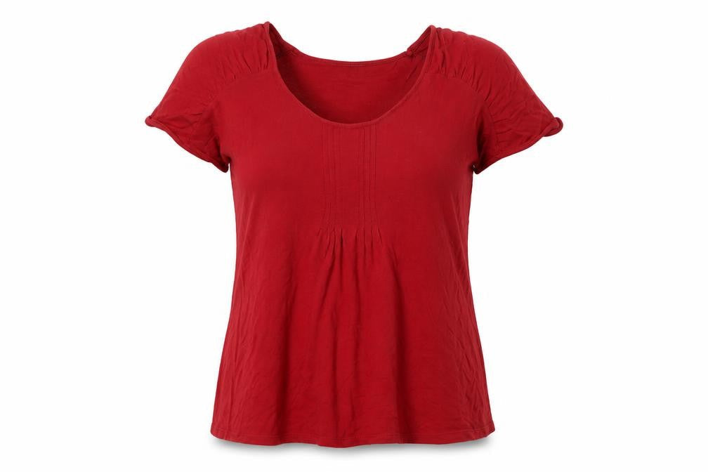 Womens UK Size 10 Limited Collection Red Basic T-Shirt
