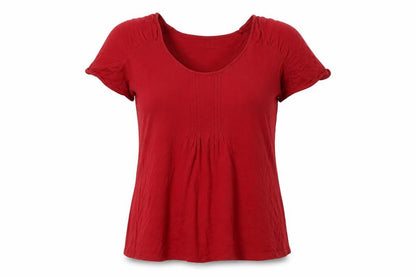 Womens UK Size 10 Limited Collection Red Basic T-Shirt
