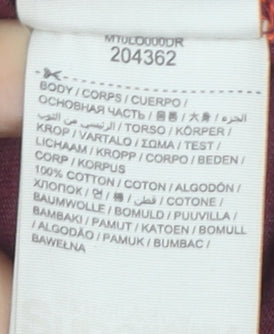 Superdry Men's Red Crew Neck T-Shirt M