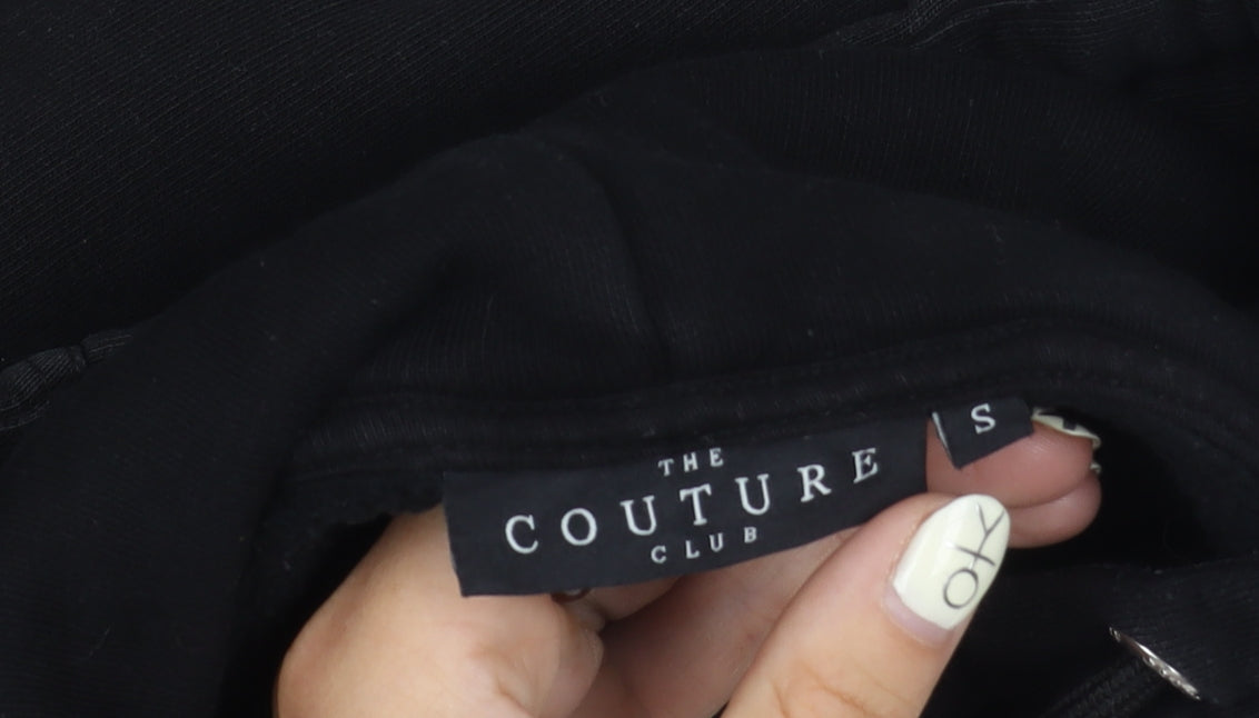 The Couture Club Men's Black S Pullover Hoodie