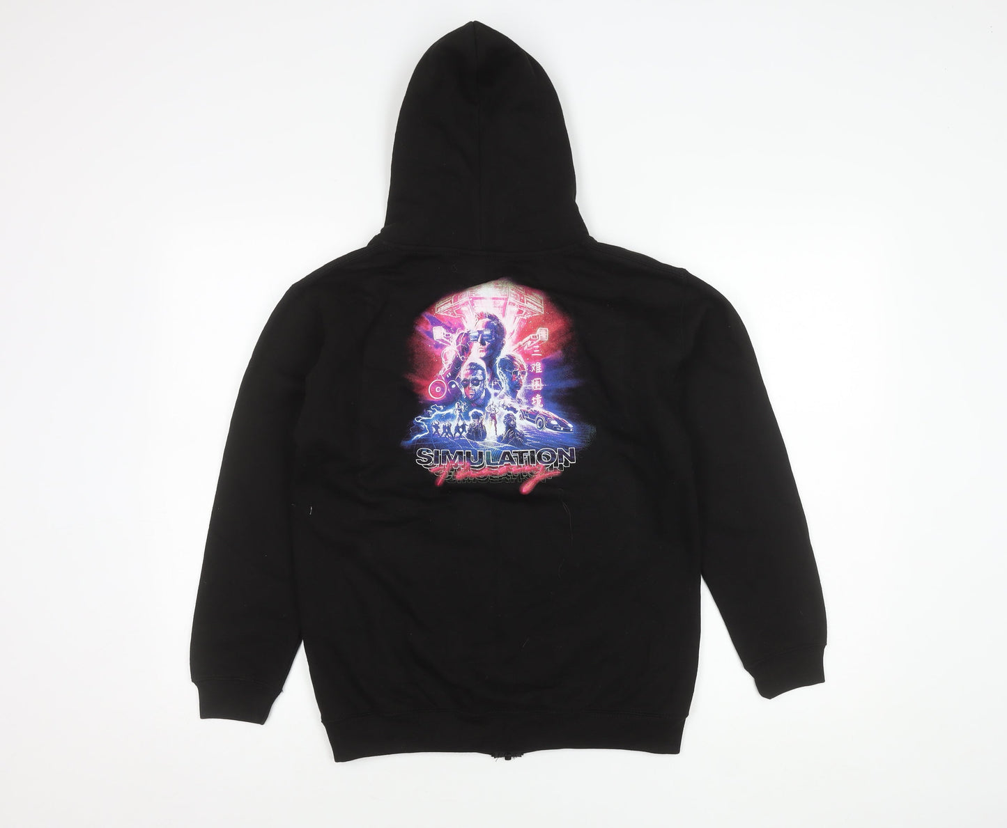 Just Hoods Unisex Kids Black XL Hoodie Jacket