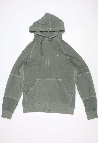 Mens UK Size L MP Grey Pullover Hoodie