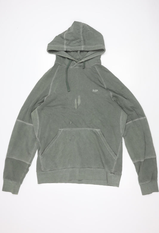 Mens UK Size L MP Grey Pullover Hoodie