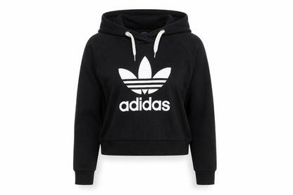 Womens UK Size 10 S adidas Black Pullover Hoodie