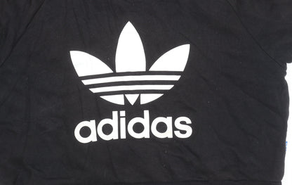 Adidas Women's Black Pullover Hoodie Size 10 S