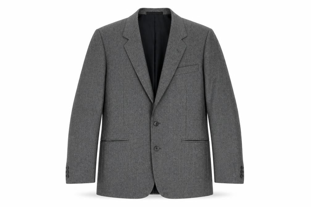Mens UK Size 40 Brook Taverner Regular Grey Suit Jacket