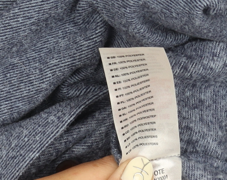 Trespass Men's Blue 2XL Pullover Sweatshirt, Zip Closure