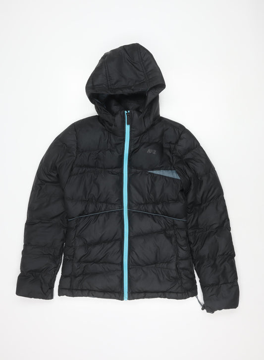 Nike Women's Black Puffer Jacket Size S