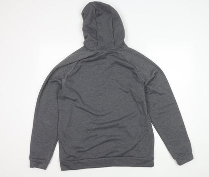 Mens UK Size M Nike Grey Pullover Hoodie