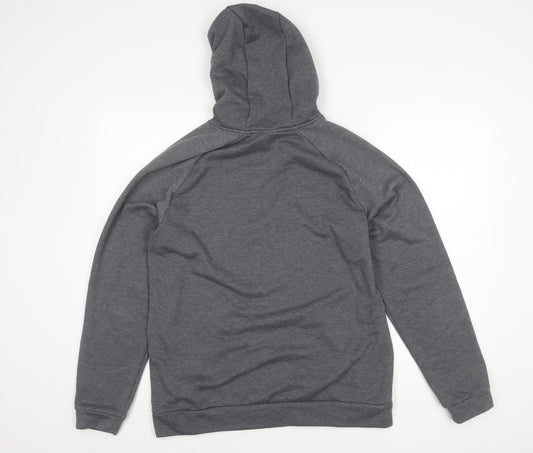 Mens UK Size M Nike Grey Pullover Hoodie