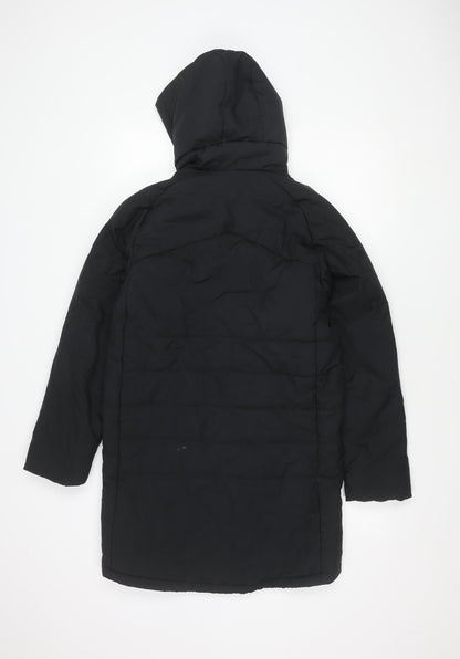 Umbro Boys Black Hooded Puffer Jacket 10 Years Winter