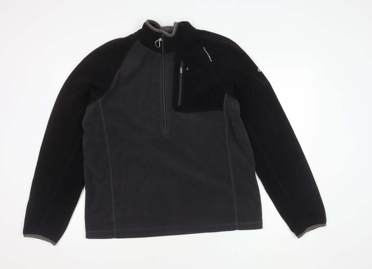 Mens UK Size L Craghoppers Black Pullover Sweatshirt