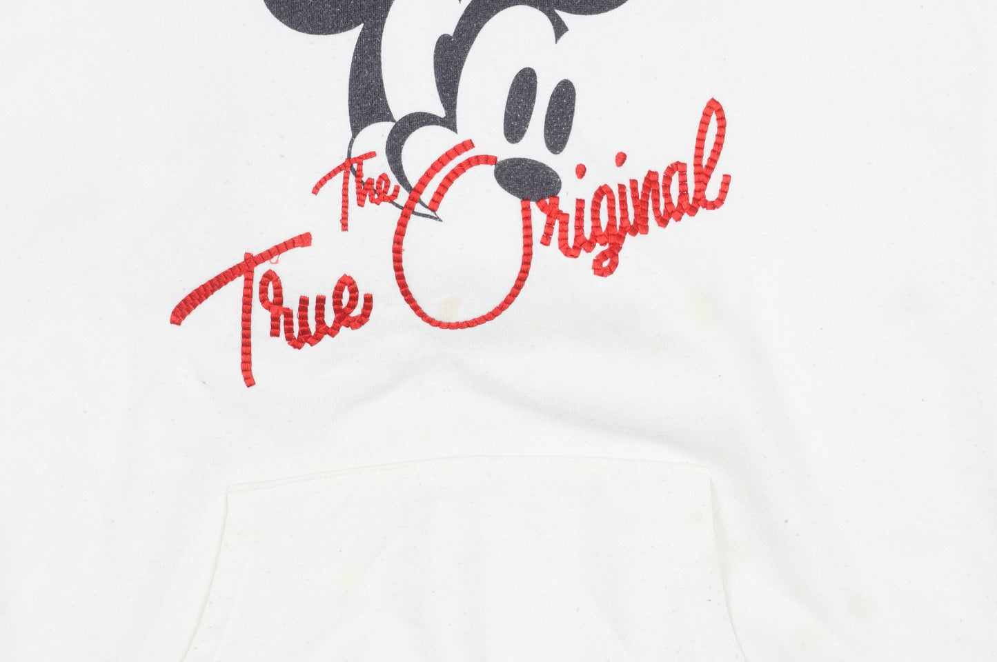 Unisex Adults UK Size XS Disney White Pullover Hoodie