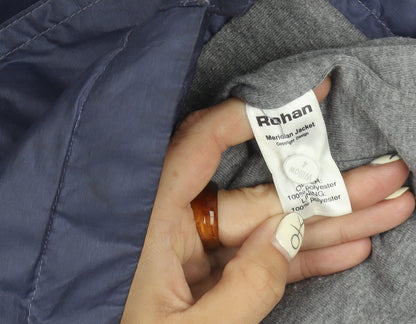 Rohan Women's Blue Windbreaker Jacket L - Outdoor Ready