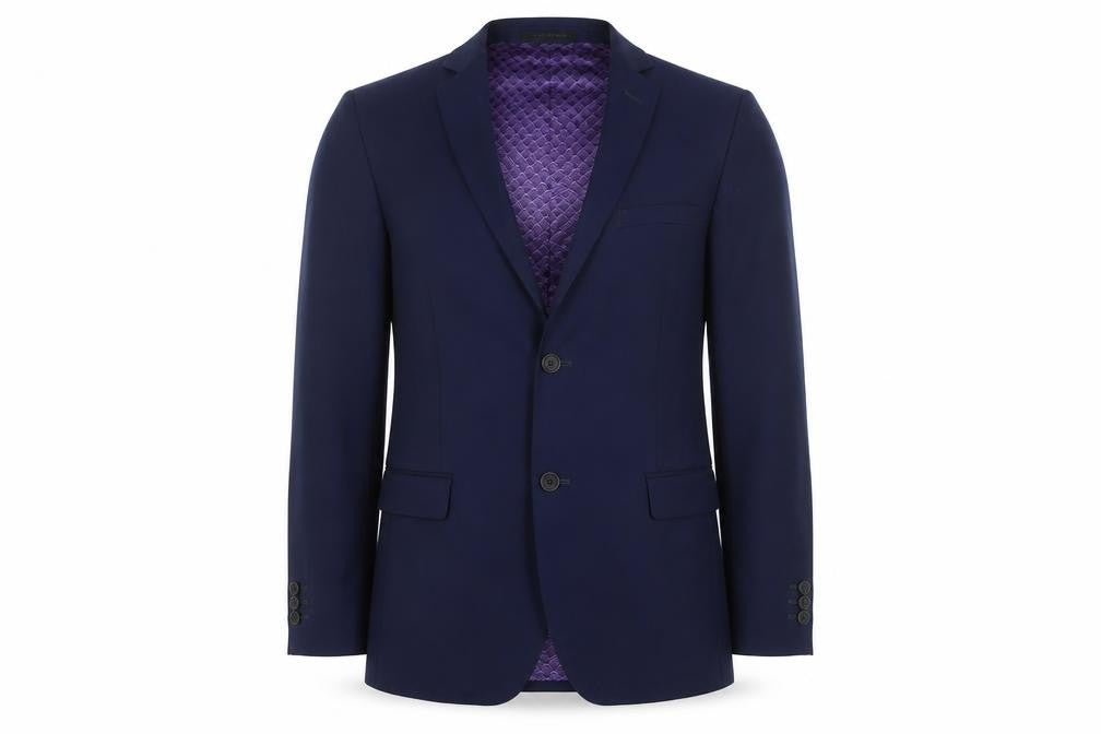 Unisex Adultss UK Size 38 Ted Baker Regular Blue Blazer