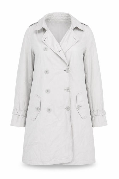 Womens UK Size 10 Gap Grey Trench Coat