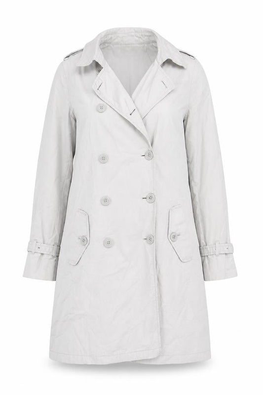 Womens UK Size 10 Gap Grey Trench Coat