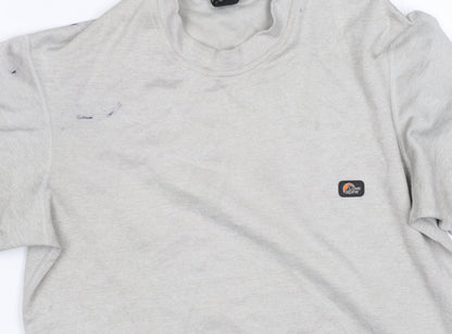 Lowe Alpine Men's Grey Long Sleeve T-Shirt Medium