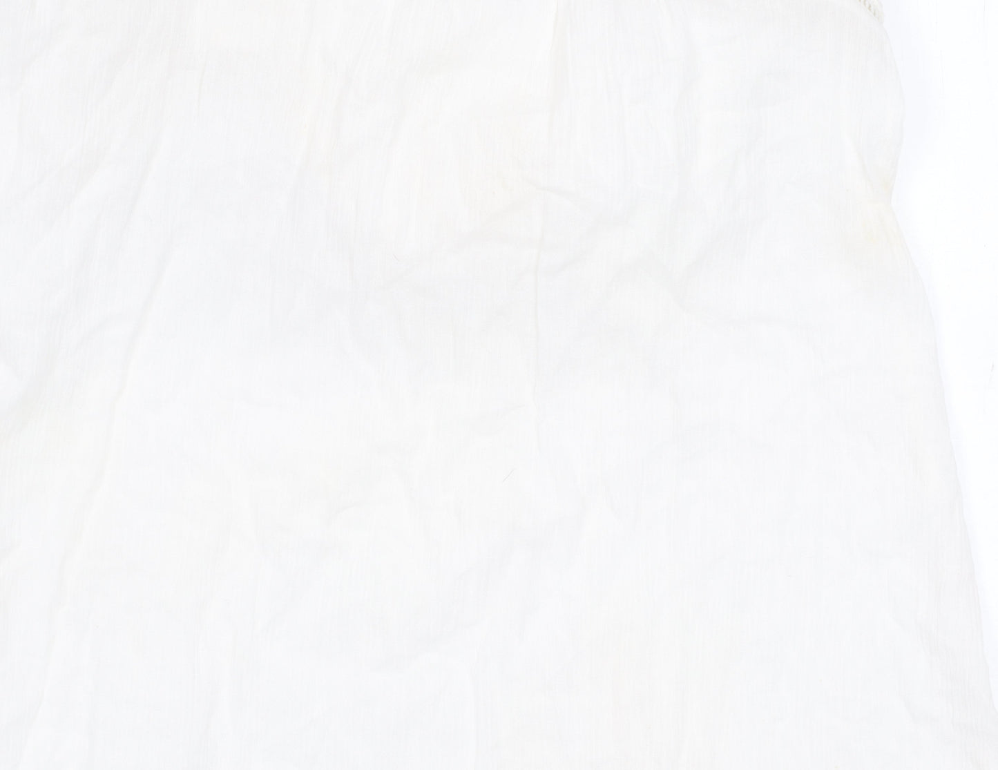 Fat Face Women's White Dress Size 16, Cotton, Regular Fit