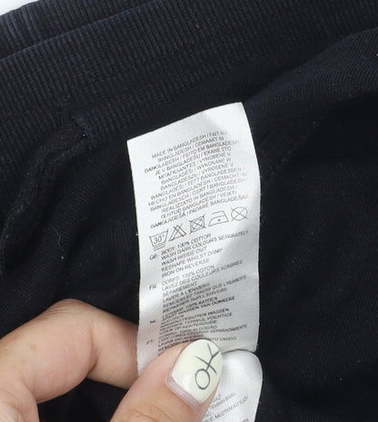 Everlast Women's Black Cotton Shorts Size 14