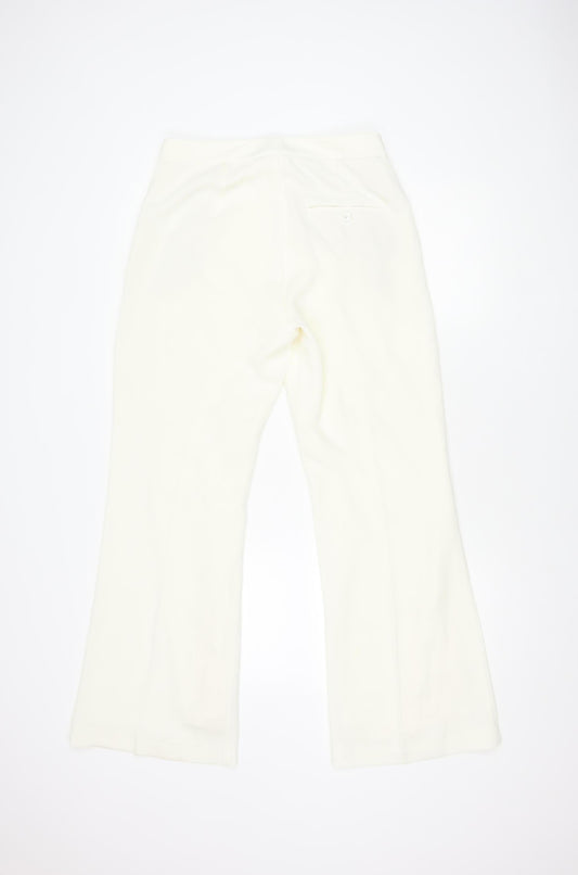 Ralph Lauren Women's White Straight Trousers Size 6