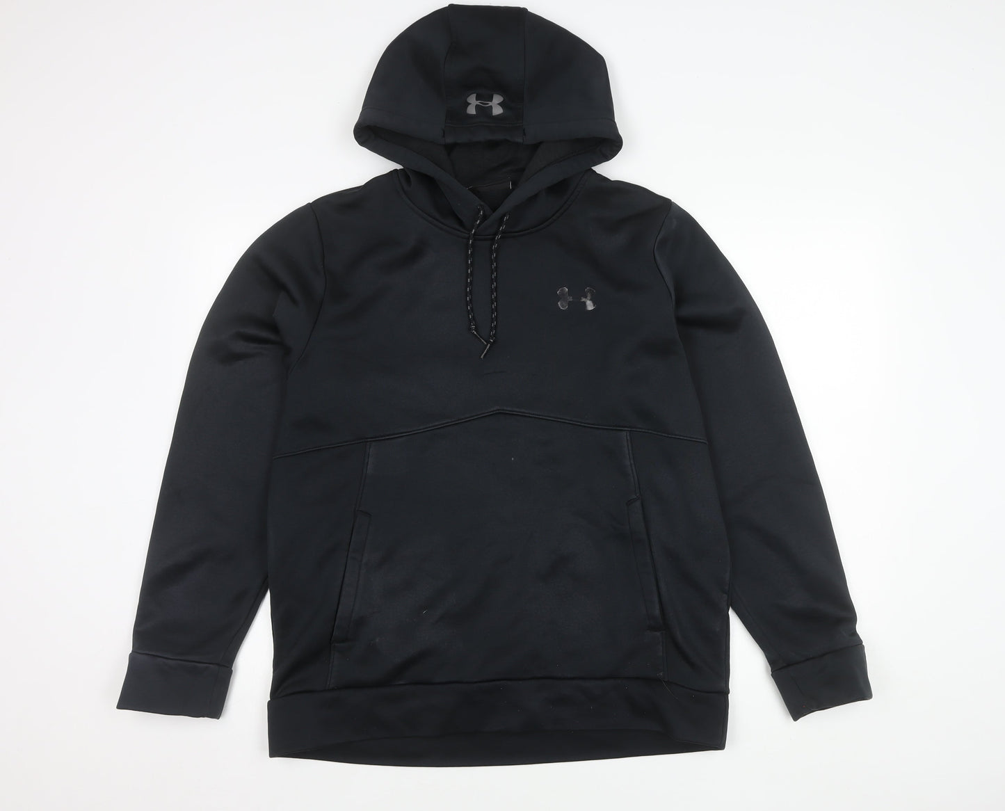 Under Armour Men's Black Hoodie L Pullover Coldgear