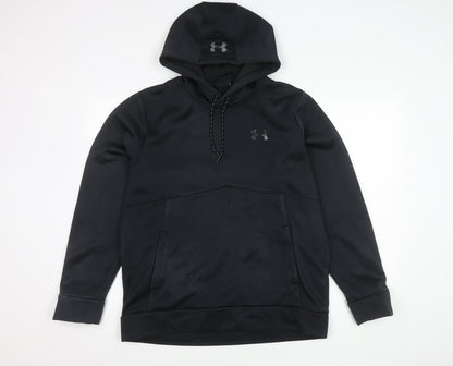 Under Armour Men's Black Hoodie L Pullover Coldgear