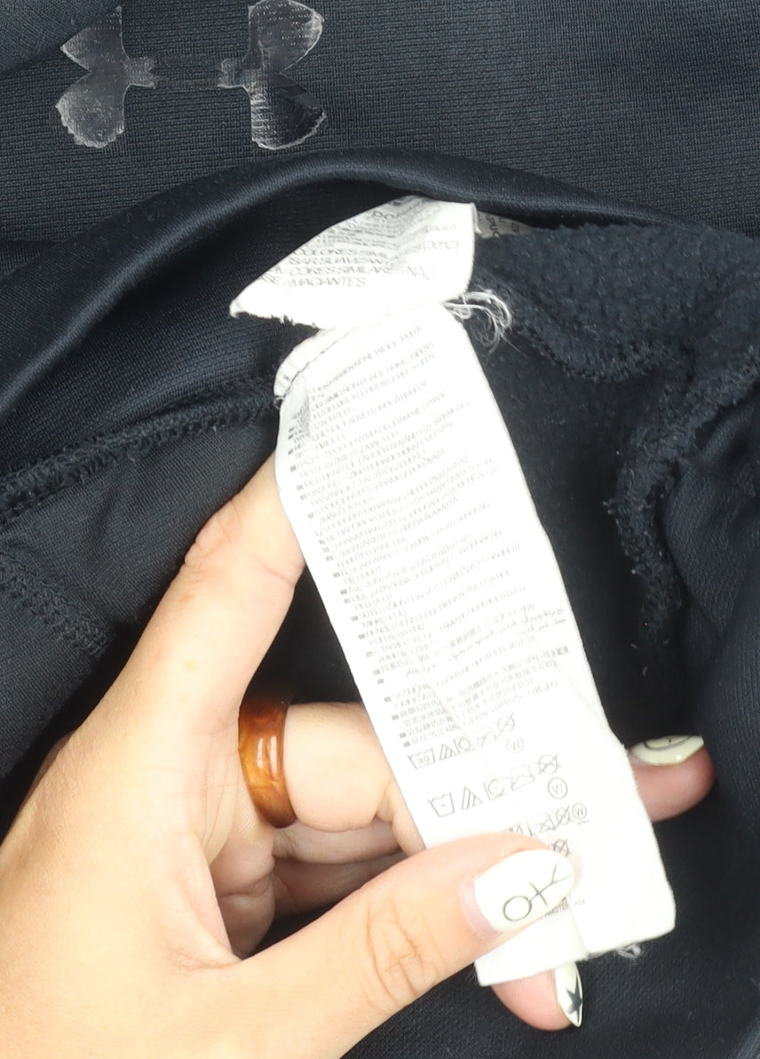 Under Armour Men's Black Hoodie L Pullover Coldgear