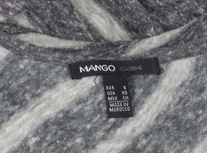 Womens UK Size 10 Mango Grey Basic Tank