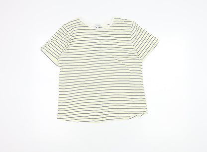 Womens UK Size 10 Warehouse Multicoloured Basic T-Shirt