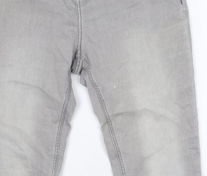 Womens UK Size 14 H&M Regular Fit Skinny Grey Jeans