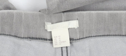 Womens UK Size 14 H&M Regular Fit Skinny Grey Jeans