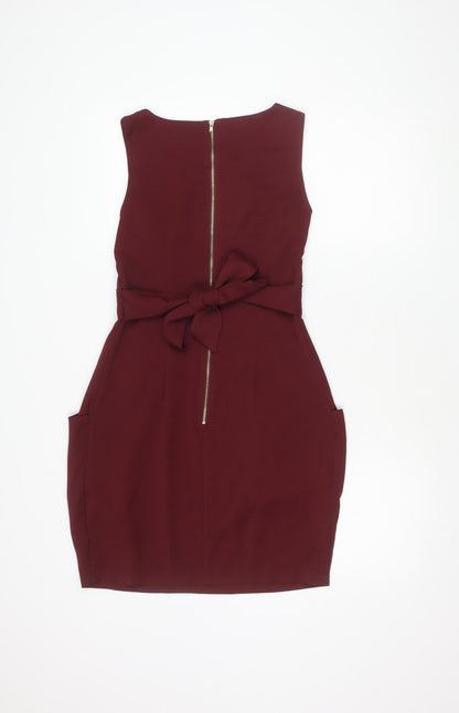 Apricot Women's Red Short Bodycon Dress, Size 10
