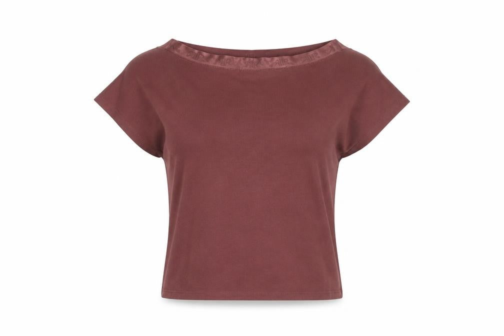 River Island Women's Brown Basic T-Shirt, Size 8