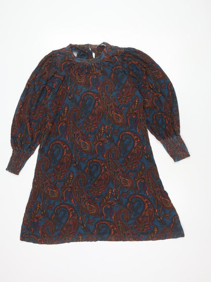 Next Women's Multicoloured A-Line Dress Size 10