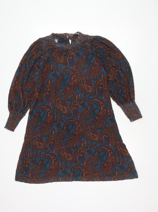 Next Women's Multicoloured A-Line Dress Size 10