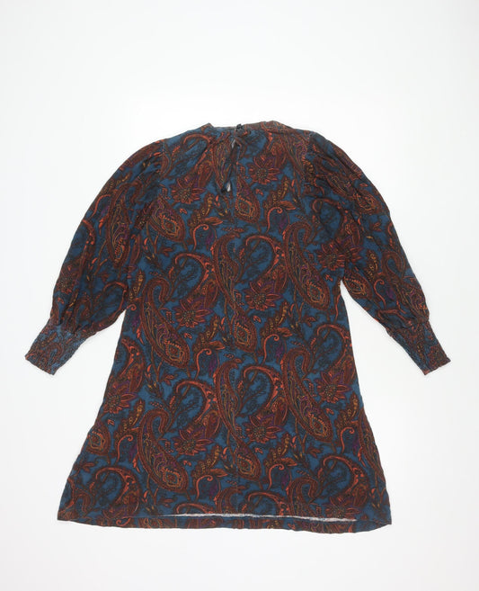 Next Women's Multicoloured A-Line Dress Size 10